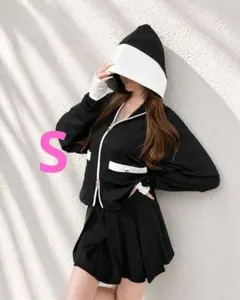 rady　バイカラーUVカットパーカー　Sサイズ　ブラックのサムネイル
