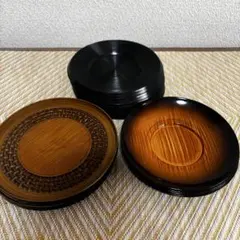 プラスチック製茶托 11枚セット