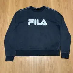FILA スウェット　ブラック　メンズ