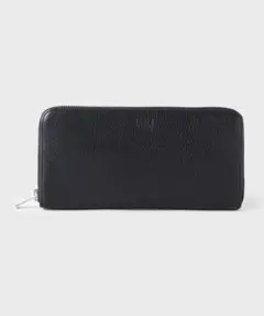 黒レザー長財布 ラウンドファスナー