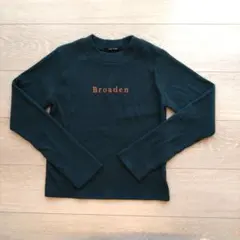 one way Broaden ダークグリーン セーター　女児Mサイズのサムネイル