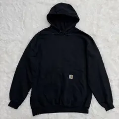 Carhartt ブラック ルーズフィットプルオーバーパーカーメンズＭ　Ｐ-94