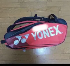 YONEX ラケットバッグ レッド/ブラック　6本