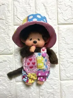 モンチッチ用 (Sサイズ) 服 サロペット・帽子 セット