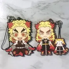 鬼滅の刃　煉獄杏寿郎　ラバーマスコット　セット