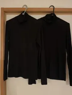 UNIQLO ヒートテックウルトラライトタートルネックT L 2枚セット