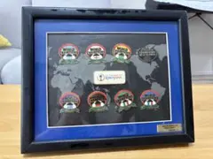 FIFA ワールドカップ 2002 記念 パネル ピンバッジ 限定 朝日新聞
