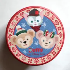 【ディズニー】ダッフィー&フレンズ クリスマス お菓子缶