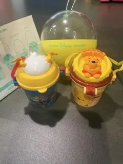 ディズニー 25周年 ポップコーンバケット プーさん＆ドナルド　カプセルトイ
