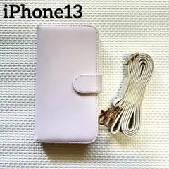 手帳型 iphone13 ベージュ