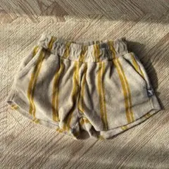 CarlijnQ｜Stripes yellow shorts｜86-92