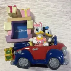 ドナルド ダック & デイジー ダック フィギュア リン フォトフレーム