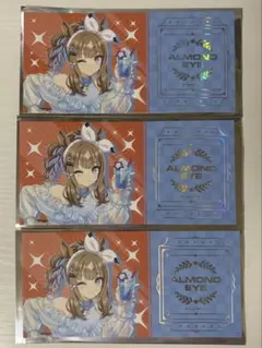 ウマ娘 プリティーダービー 韓国 アニプラス アーモンドアイ チケット ウマ娘 プリティーダービー 韓国 アニプラス チケット 色紙 アーモンド