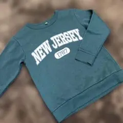 裏起毛 トレーナー シンプル ダークグリーン 緑 クリスマス