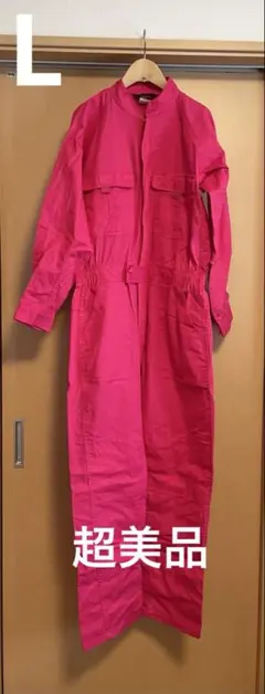 【超美品】SOWA オーバーオール ピンク Lサイズ