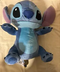 ディズニースティッチ　グランデぬいぐるみ　赤いほっぺのおすわりver.