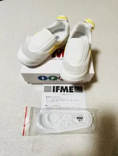 IFME 上履き　16.0E ほぼ未使用　無料匿名配送　白　黄色