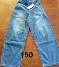 GLOBAL WORK キッズ バレルイージーパンツ 150cmのサムネイル