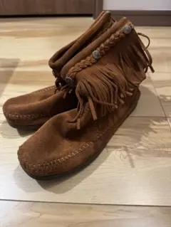 70s ビンテージ レザー リング シューズ モカシン - メルカリ