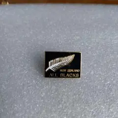 ラグビーALL BLACKS ニュージーランドピンバッジ