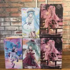 【未開封】 初音ミク AMP+ フィギュア 桜ミク 提灯ver. 2個セット