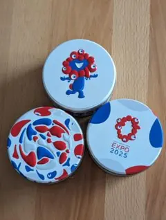 風月堂 EXPO2025 ミャクミャク ゴーフル 缶 3個セット