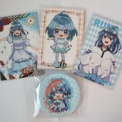 カラフルピーチ るな トレカ 缶バッジ ワンダーランド 初期 等身