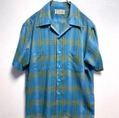ヴィンテージ 60s Towncraft オンブレチェックシャツ 半袖