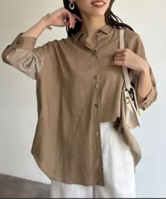 最終価格❗️美品‼️Elura 長袖シャツ ブラウス＆パンツセット - メルカリ