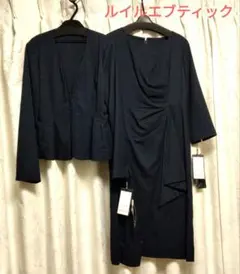 年末特別価格RUIRUE BOUTIQUEジャケットワンピース セットアップLL