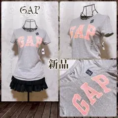 GAP Tシャツ ピチT グレー スパンコール ピンク 平成ギャルy2k 160