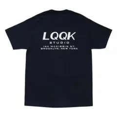 LQQK STUDIO 140 SHOP ADRESS TEE NAVY