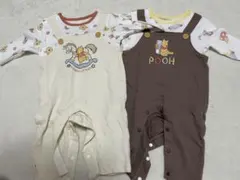 ベビー　ロンパース　カバーオール　プーさん　双子のサムネイル