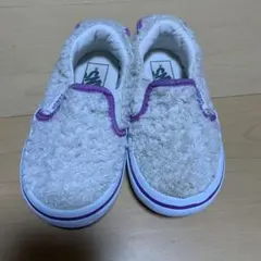 VANS ベージュファースリッポン　16センチ