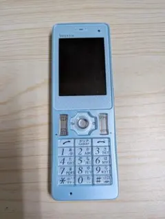 WILLCOM Sweetia 携帯電話 本体 ライトブルー　ジャンク品