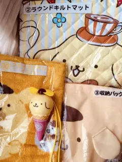 ポムポムプリン　当りくじ3点とハンディファン