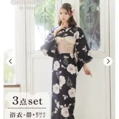 dazzy store 浴衣 帯 2点SET]グラデーション牡丹柄浴衣【2023年新作/YUKATA by dazzy