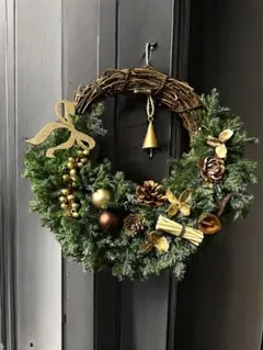 フレッシュ針葉樹Xmasハーフリース 28㎝