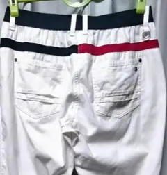 トミーヒルフィガーゴルフ　ストレッチパンツ　白