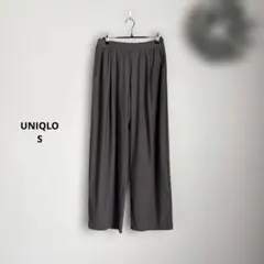 UNIQLO ウルトラストレッチエアリズムワイドパンツ S⚪︎465789