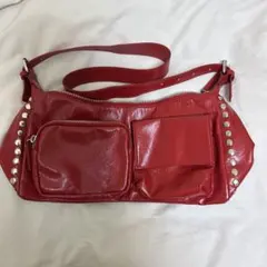 un/neu アンノイ　アウトポケット2WAYスタッズバッグ　ショルダーバッグ