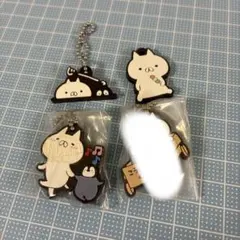 ねこぺん日和 ラバーキーホルダー