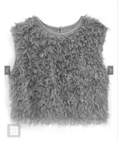 フェザーノースリーブトップス［an1592］