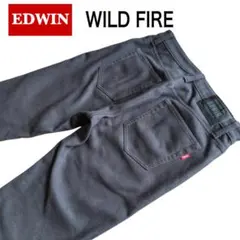EDWIN WILDFIRE 403ストレートパンツ W28約74cmグレーのサムネイル