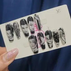 呪術廻戦夏油傑ネイルチップ 10本セット xsサイズ