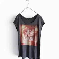 UNITED COLORS OF BENETTON Tシャツ グレー レトロのサムネイル
