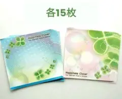 【平成 レトロ】クローバー　スクエアメモ　2柄　計30枚のサムネイル