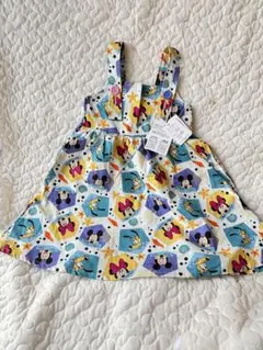 しまむら　リトシー　リンク　コラボ　ミッキー ミニー ワンピース 90cm