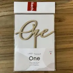 one ケーキトッパー　誕生日