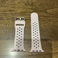 Apple Watch バンド ピンク シリコン穴あきデザイン